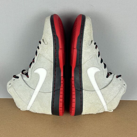 Nike Dunk Hi SB Pro Black Sheep Athletic Shoes Womens 7.5 Summit White Suede - Picture 6 of 11